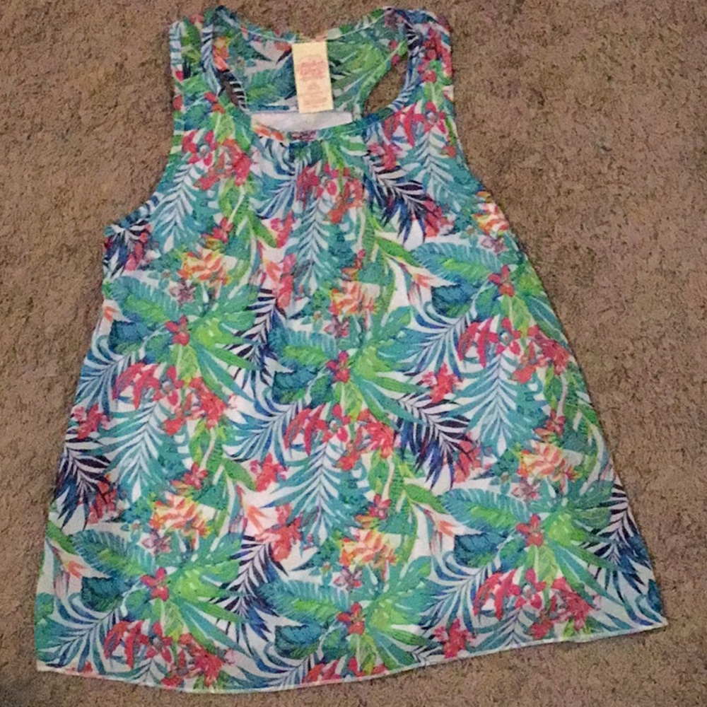 Tropical tank top